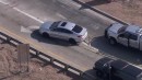Phoenix Police using a grappler to stop a fleeing car