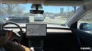 Watch Tesla Full Self-Driving navigating this roundabout from hell like a pro