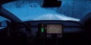 Tesla Model 3 Performance drifting in the snow