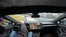 Tesla Model S Plaid lapping the Nurburgring