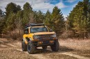 2021 Ford Bronco Badlands with manual transmission, 37-inch tires, Method 105 wheels