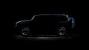 2022 GMC Hummer EV SUV design teaser