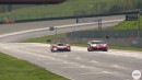 Ferrari 499P Modificata and 296 Challenge at the Mugello Circuit