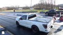 FORD F150 XLT one fast pickup truck drag racing