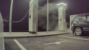 A Tesla Model 3 build-in cameras documented a strange ICE-ing incident at one of Ionity's charging stations
