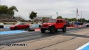 Jeep Wrangler Rubicon 392 drag racing