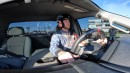 Tesla-swapped 2001 Honda Odyssey minivan drag races Cleetus McFarland's 1,111-hp Ford F-150 pickup truck