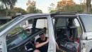 Tesla-swapped 2001 Honda Odyssey minivan