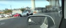 Waymo AV in San Francisco Traffic Doing an Unprotected Left Turn