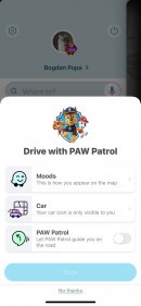 Contenido de PAW Patrol en Waze