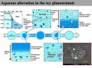 Aqueous alteration processes within the ice precursor