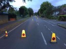 Traffic cone prank in Redhill