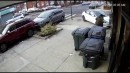 Tesla Model 3 Standard Range Plus driver speeds in New York, loses control of EV and almost hits a pedestrian.