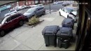 Tesla Model 3 Standard Range Plus driver speeds in New York, loses control of EV and almost hits a pedestrian.