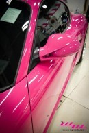 Pink Porsche Cayman S in China