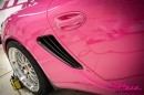 Pink Porsche Cayman S in China