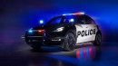 Tesla Model Y police car by Unplugged Performance
