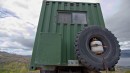 What Do You Get When You Combine a 15-Ton Army Truck and a Container? A Badass Camper