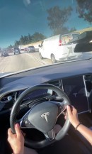 Tesla infotainment computer reboots while driving