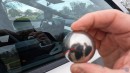 What Happens When You Throw a Steel Ball at the Cybertruck's Windows?