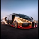Bugatti SUVs, muscle cars, RVS, limos, semi trucks renderings by flybyartist