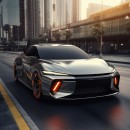 CGI AI-designed car revivals by Scrap Car Comparison