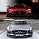 Mercedes-Benz SLS AMG - Rendering