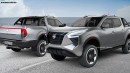 Nissan Navara Frontier CGI new generation by Digimods DESIGN