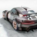 Porsche Vision 357 R racing and street renderings by hakosan_design