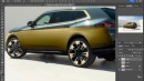 Rolls-Royce Sewelo crossover SUV EV rendering by Theottle