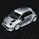 Abarth Fiat 500 WRC concept renderings