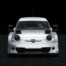 Abarth Fiat 500 WRC concept renderings