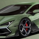 Lamborghini Revuelto SVJ rendering by lars_o_saeltzer