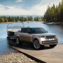 Range Rover pickup truck rendering