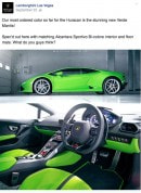Lamborghini Huracan in Verde Mantis