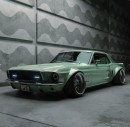 1968 Ford Mustang GT/CS California Special rendering by mikedog