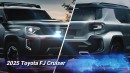 2025 Toyota FJ Cruiser rendering by Real Automotive