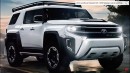 2025 Toyota FJ Cruiser rendering by Real Automotive