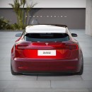 Tesla Model 3 Hatchback rendering