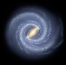 Artist's drawing of the Milky Way galaxy