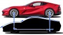What Would the Ferrari 812 Superfast Look Like as a Mid-Engined V12 Supercar?