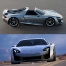 Porsche Carrera GT Concept and GT RS renderings