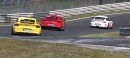Porsche convoy on Nurburgring