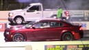 Whipple F-150 Drags Charger Hellcat and Trackhawk on DRACS