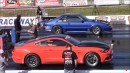 Whipple Supercharged S550 Ford Mustang GT at the strip