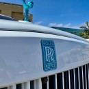 White and Tiffani Blue Rolls-Royce Cullinan on AGL48 26s by Champion Motoring