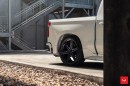 Chevrolet Silverado 1500 RST posing on Vossen wheels
