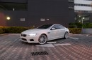BMW M6 Gran Coupe on White Wheels