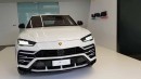 White Lamborghini Urus With Red Interior Is Apparently For Sale
