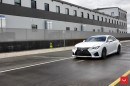 White Lexus RCF on Vossen Wheels Has the Look of a Cult Car